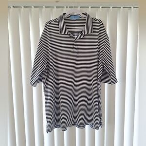 Fairway & Greene Pureformance Striped Polo Golf Shirt